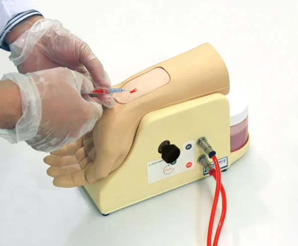 مانکن دست تزریقات شریانی با پمپ برقی